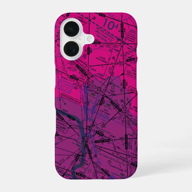 Flugkarte iPhone 16 Hülle (Rückseite)