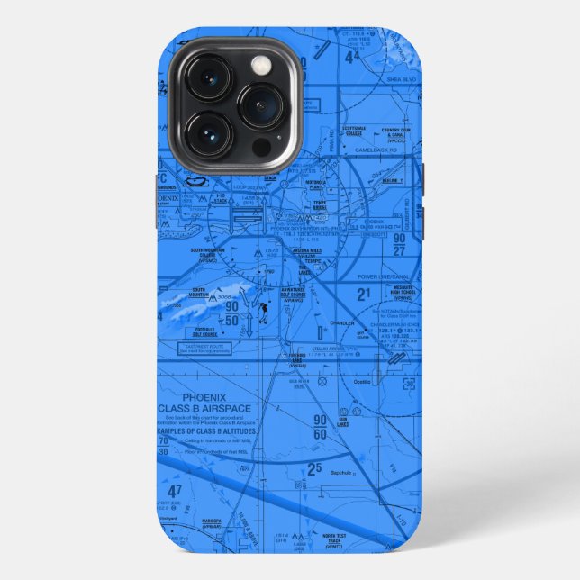 Flugkarte iPhone Hülle (Rückseite)