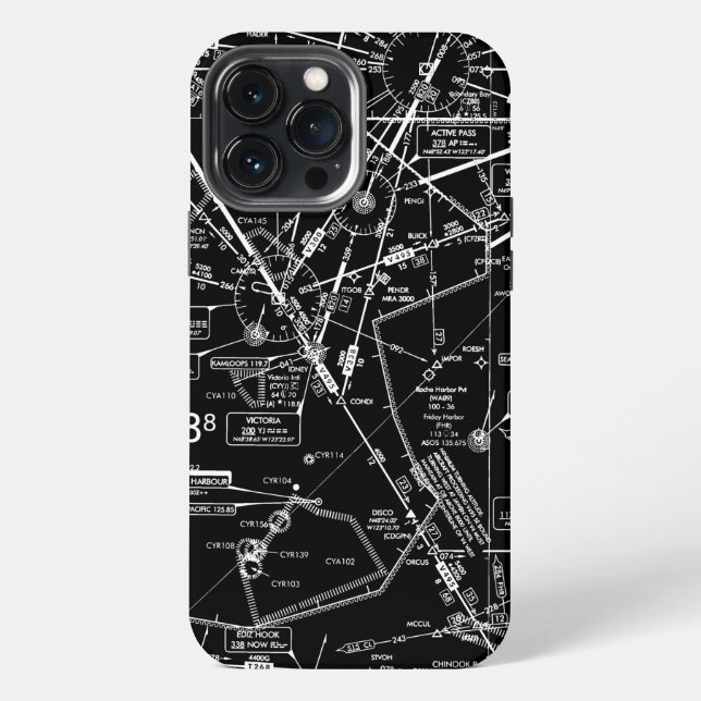 Flugkarte iPhone Hülle (Rückseite)
