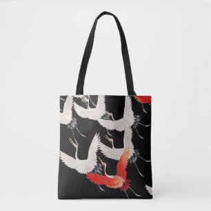 Flugkrane: Japanische Bird Kimono Art