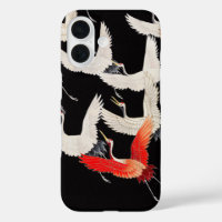 Flugkrane: Japanische Bird Kimono Art