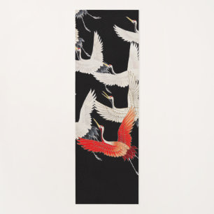 Flugkrane: Japanische Bird Kimono Art Yogamatte