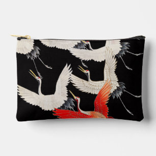 Flugkrane: Japanische Bird Kimono Art Zubehörtasche