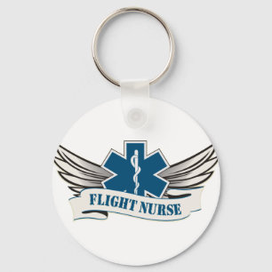 Flugkrankenschwesterflügel Schlüsselanhänger