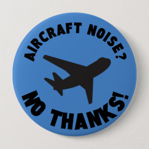 Fluglärm? Nein danke Button