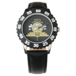 Fluglehrer | Flying School | Absolvent | Pro Armbanduhr