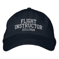 Fluglehrer Pilot Navy Blue & White Custom