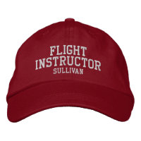 Fluglehrer Pilot Red Custom