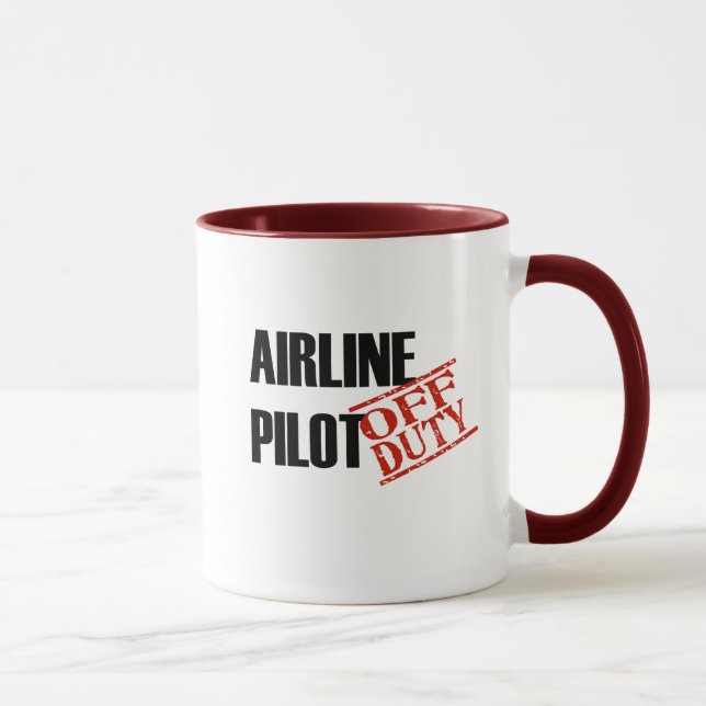 Fluglinien-Pilot Tasse (Rechts)