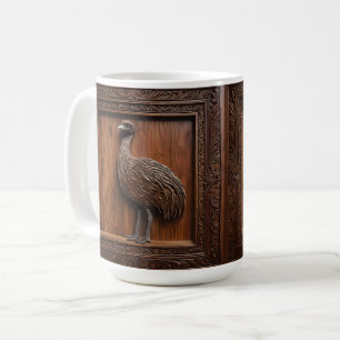 Fluglose Wunder: Australische Emu Wood Print, Kaffeetasse
