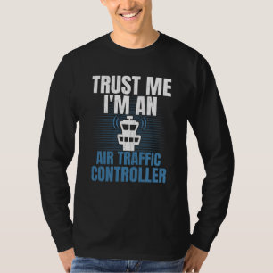 Fluglotse Luftfahrt Flugzeug Grafik T-Shirt