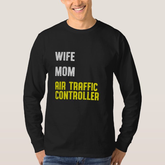 Fluglotsen-Festmachen der ATC-Kontrolle T-Shirt (Vorderseite)