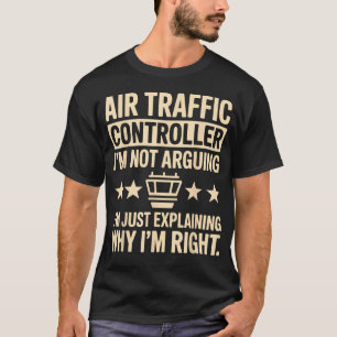 Fluglotsen-Kunst für die Luftfahrt T-Shirt