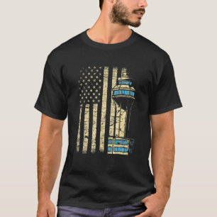 Fluglotsen-Tower Aircraft Airspace ATC T-Shirt