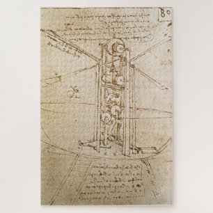 Flugmaschine (c.1487) von Leonardo da Vinci Puzzle