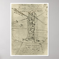 Flugmaschine, Leonardo da Vinci, 1488