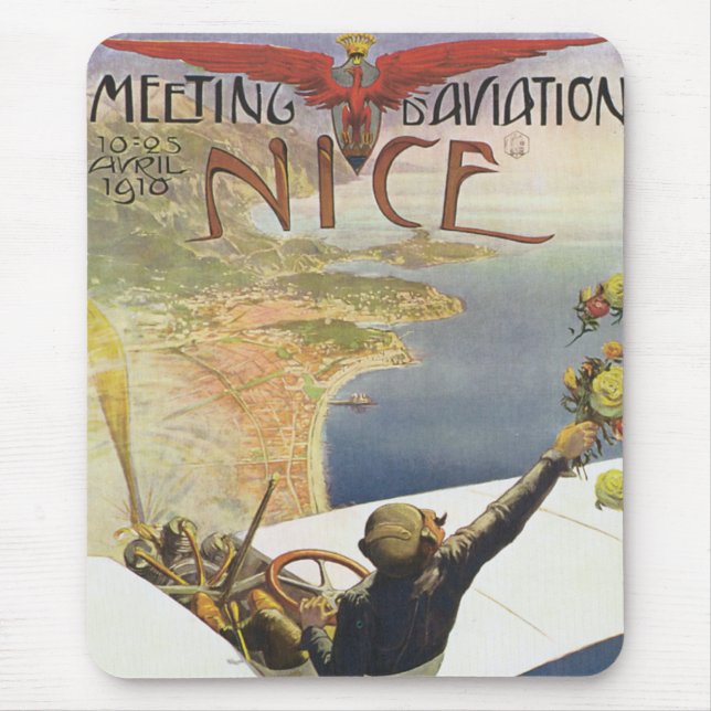 Flugmeeting Nizza Mousepad (Vorne)