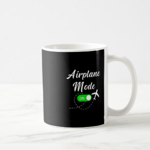 Flugmodus Lustige Reise Pilot Flugzeug Urlaub  Kaffeetasse