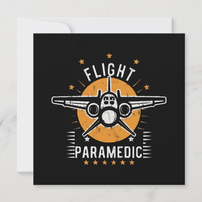 Flugparamedizin Einladung (Vorderseite)
