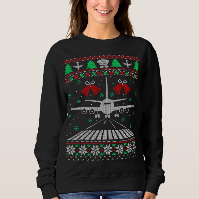 Flugpiloten Ugg Weihnachts-Sweater Flight Oper Sweatshirt (Vorderseite)
