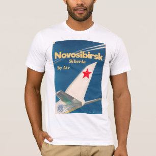 Flugplakat Nowosibirsks Sibirien die Sowjetunion T-Shirt