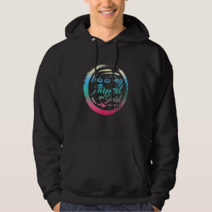 Flugreise Flughafen außerhalb der Stadt Tr Hoodie