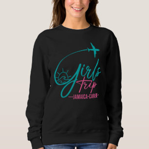 Flugreise Jamaika Karibik passend Mädchenstour Sweatshirt