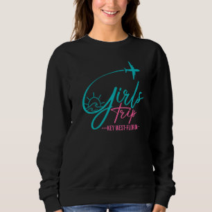 Flugreise Key West Florida passende Mädels-Trip Sweatshirt