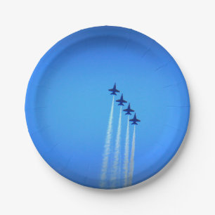 Flugschau 6 pappteller