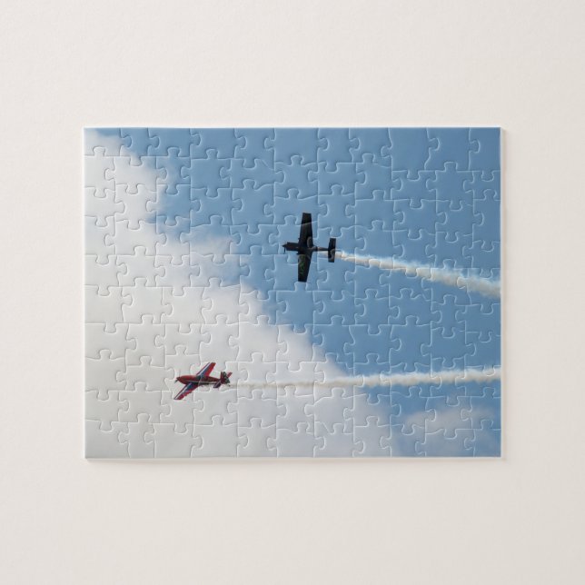 Flugschau mit festem Wing-Flugzeug-Dogfight Puzzle (Horizontal)