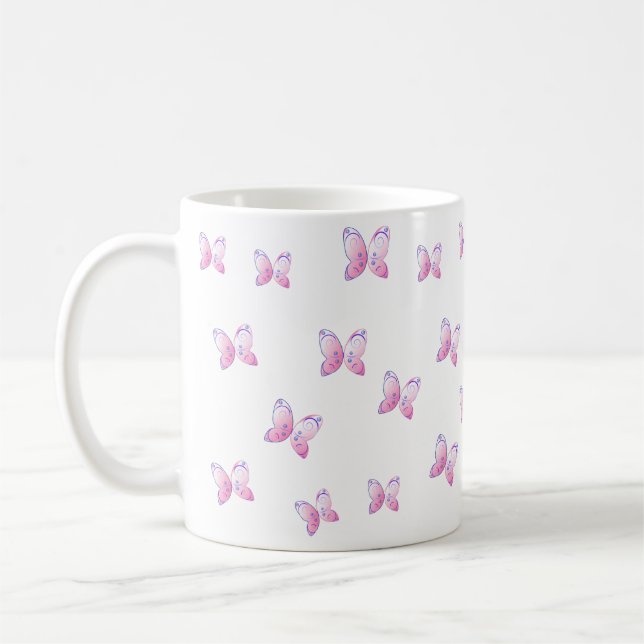 Flugschmetterlingsart Kaffeetasse (Links)