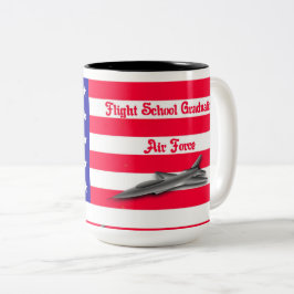 Flugschule Abschluss Tasse Air Force