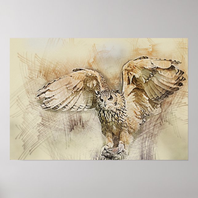 Flugschüssel Poster (Vorne)