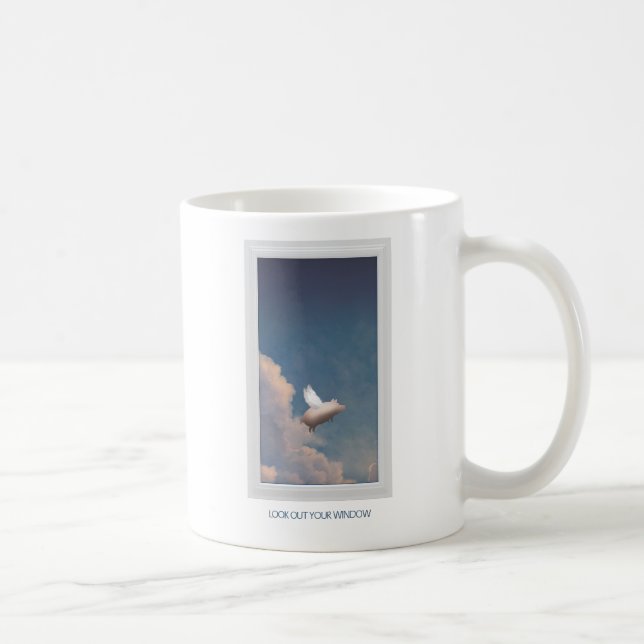 Flugschwein Kaffeetasse (Rechts)