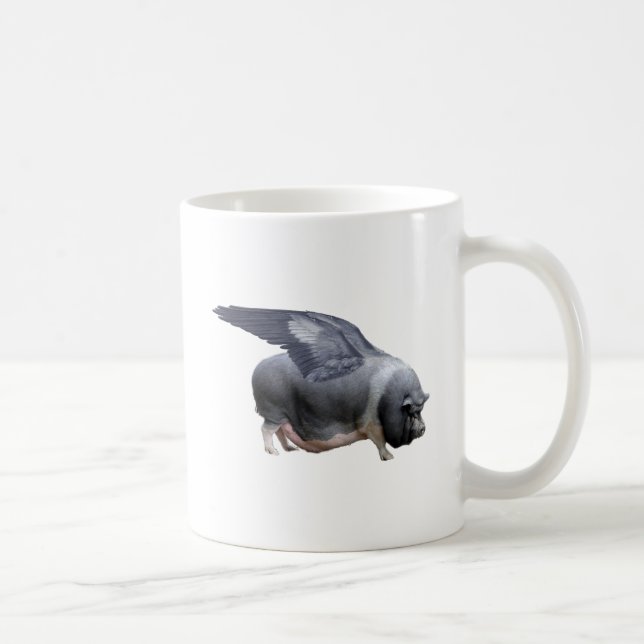 Flugschwein Tasse (Rechts)