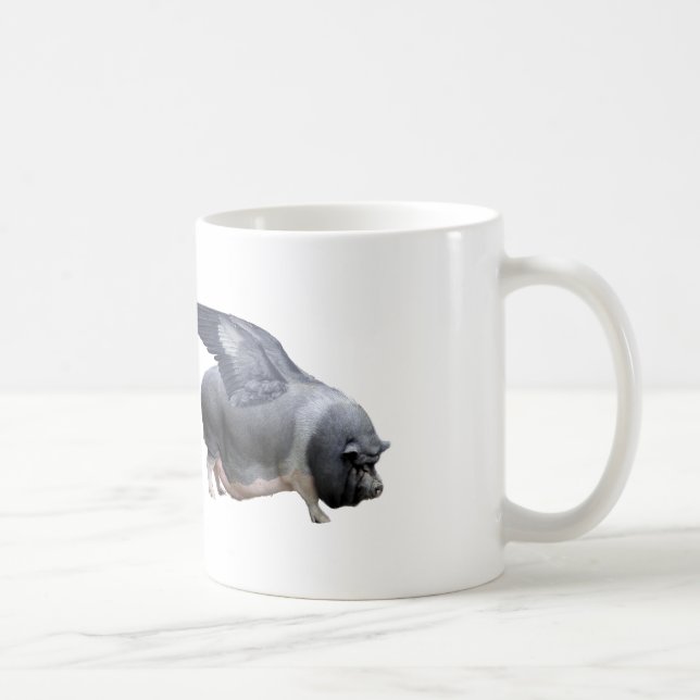 Flugschwein Tasse (Rechts)