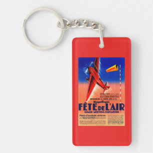 Flugshow mit Haryse Hilsz Werbeplakat Schlüsselanhänger