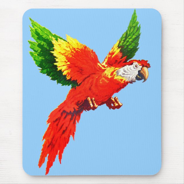 Flugsittich Mousepad (Vorne)