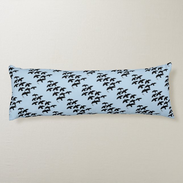 Flugtauben Seitenschläferkissen (Rückseite)