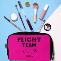 Flugteam und Flugzeug für Reisen Familie Urlaub Ro