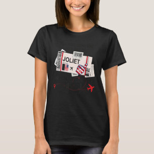 Flugticket Joliet Girl aus Joliet Boarding P T-Shirt