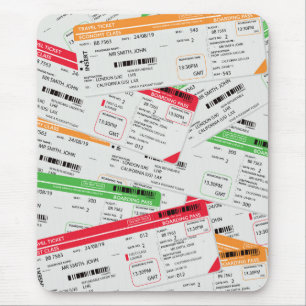 Flugtickets Mousepad