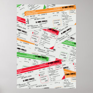 Flugtickets Poster