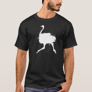 Flugunfähige Vogel-Ornithologie - Wildife Emu Stra T-Shirt