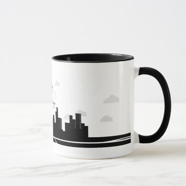 Flugverkehr-Kontrolle Tasse (Rechts)