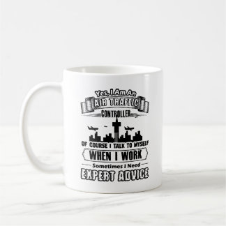 Flugverkehr-Kontrollen-Tasse Kaffeetasse