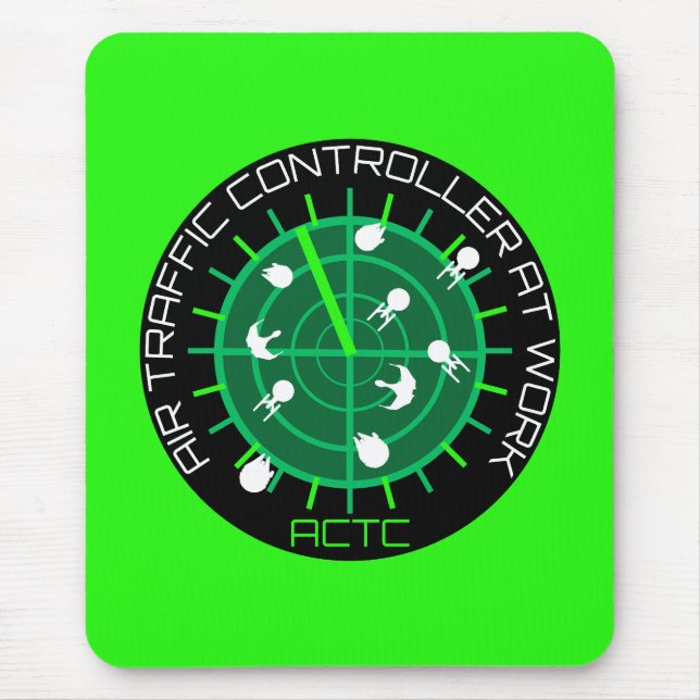 Flugverkehrsleiter Mousepad (Vorne)