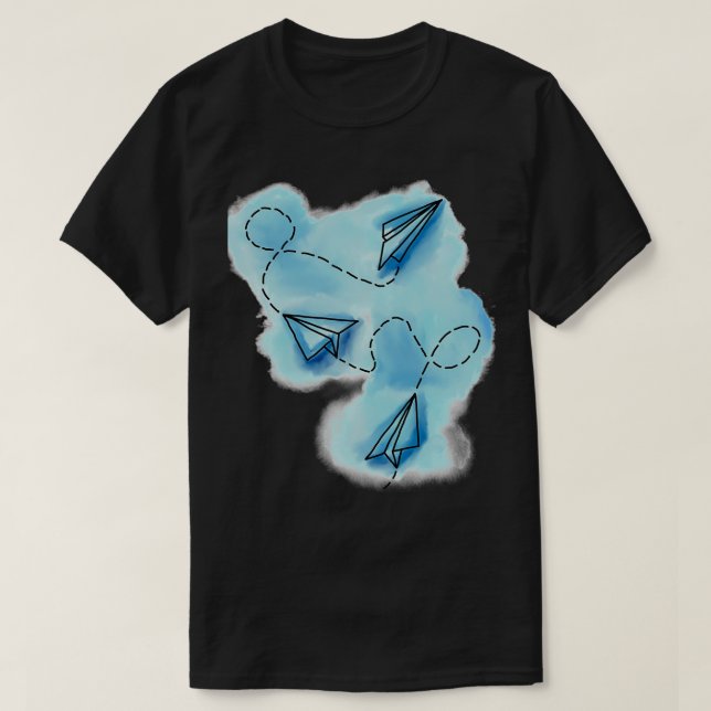 Flugzeug 30 T-Shirt (Design vorne)
