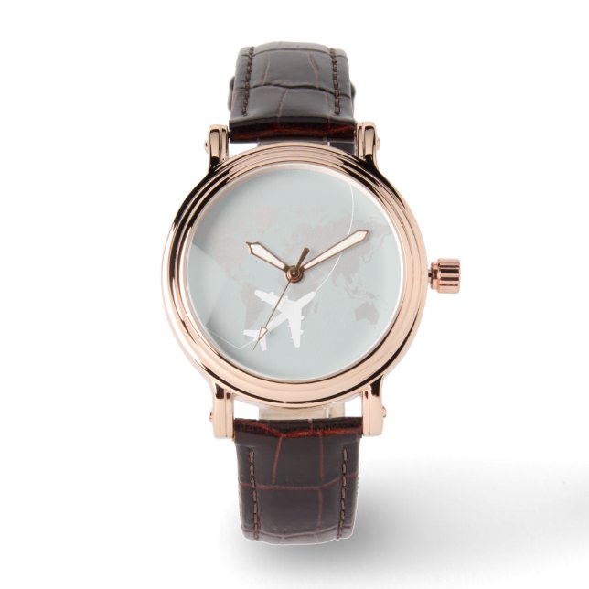 Flugzeug Armbanduhr (Vorderseite)