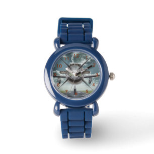 Flugzeug-Armbanduhr Armbanduhr